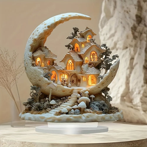 Skanto | Bohemian Akryl Statue | Fantasi Dekor Innendørs & Utendørs