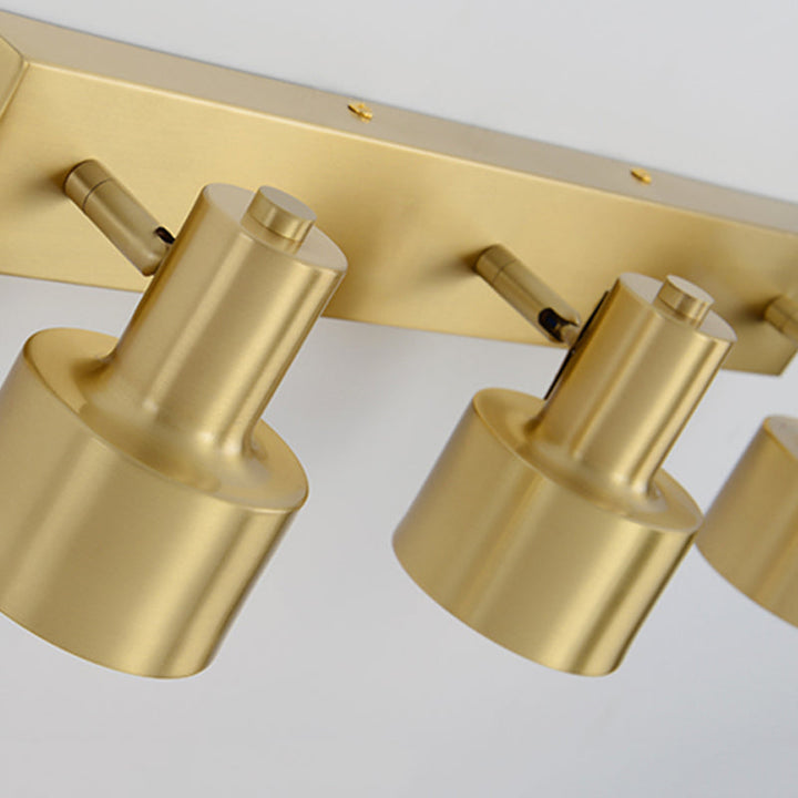 Metal Messing Vegg Vanity Lys Sylinder 1/2/3-Glødelampe LED Tradisjonell Sconce Lysarmatur for Bad | Skanto