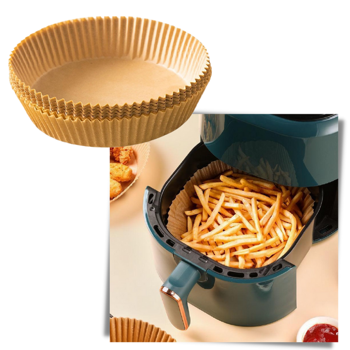 Pakke med Air Fryer engangspapir