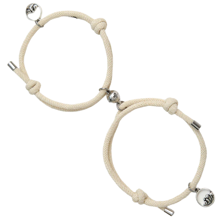Sett med 2 magnetiske armbånd for par