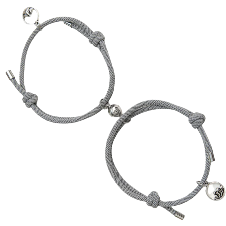 Sett med 2 magnetiske armbånd for par