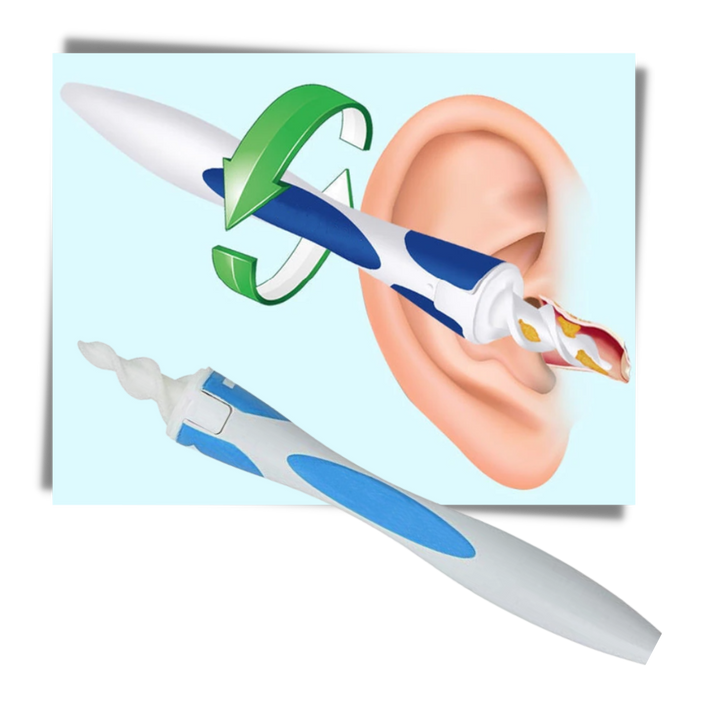 Silikon spiral ørerenser