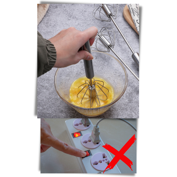 Halvautomatisk eggevisper