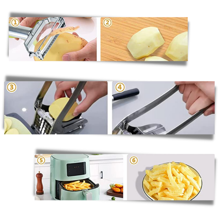 Skjæremaskin for pommes frites