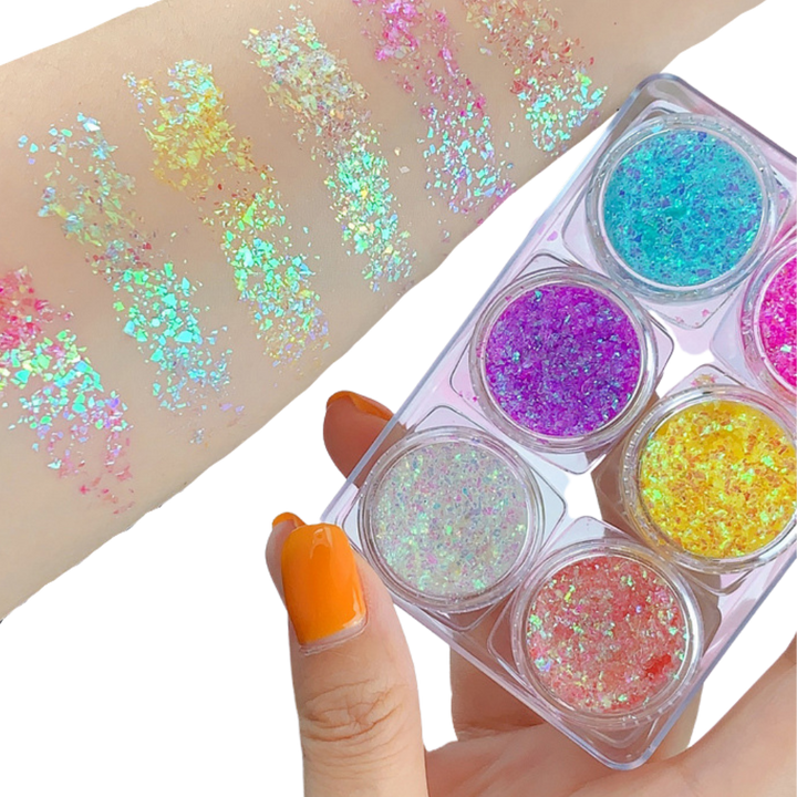 Glittersett for ansikt og kropp