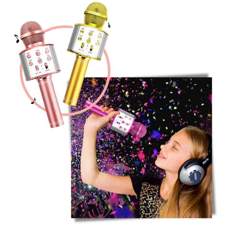 Wireless Bluetooth Karaoke Microphone