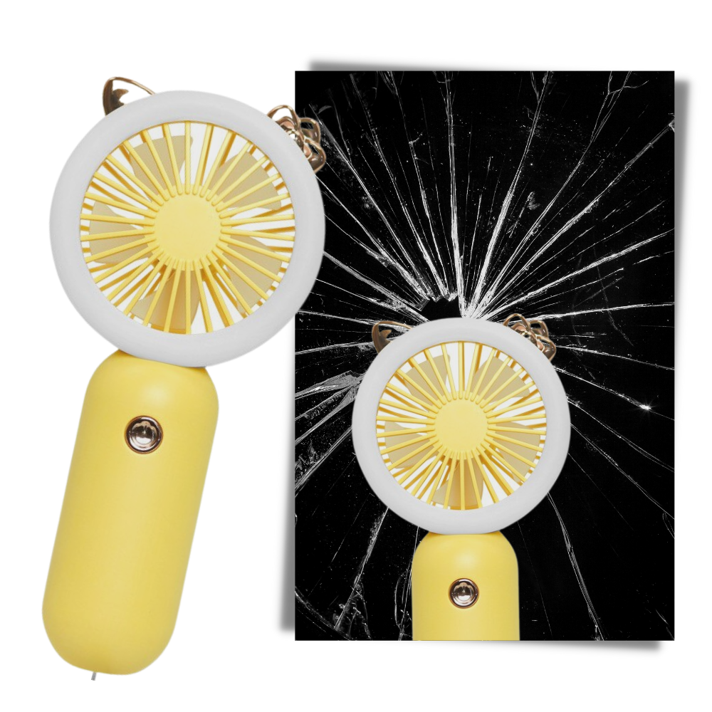 Handheld USB Fan with LED