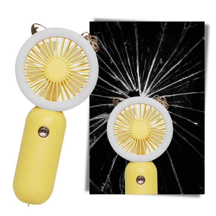 Handheld USB Fan with LED