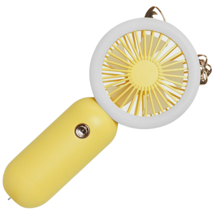 Handheld USB Fan with LED