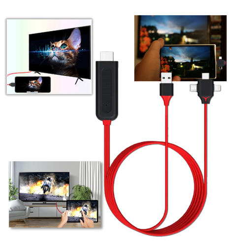 HDMI-adapterkabel for telefoner og nettbrett