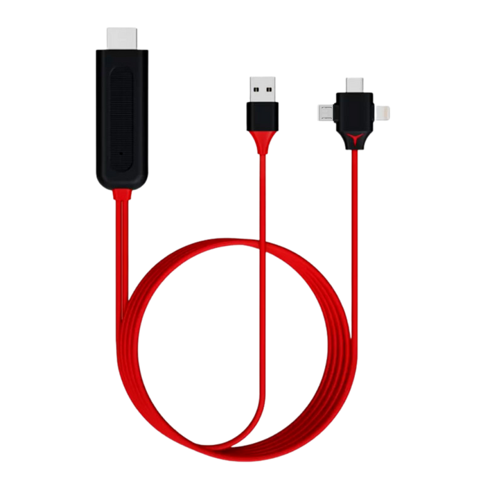 HDMI-adapterkabel for telefoner og nettbrett