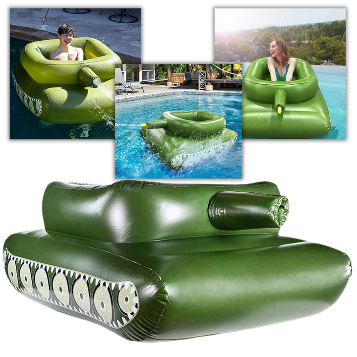 Oppblåsbar flytende tanks