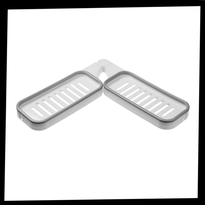 Veggstativ for badet
