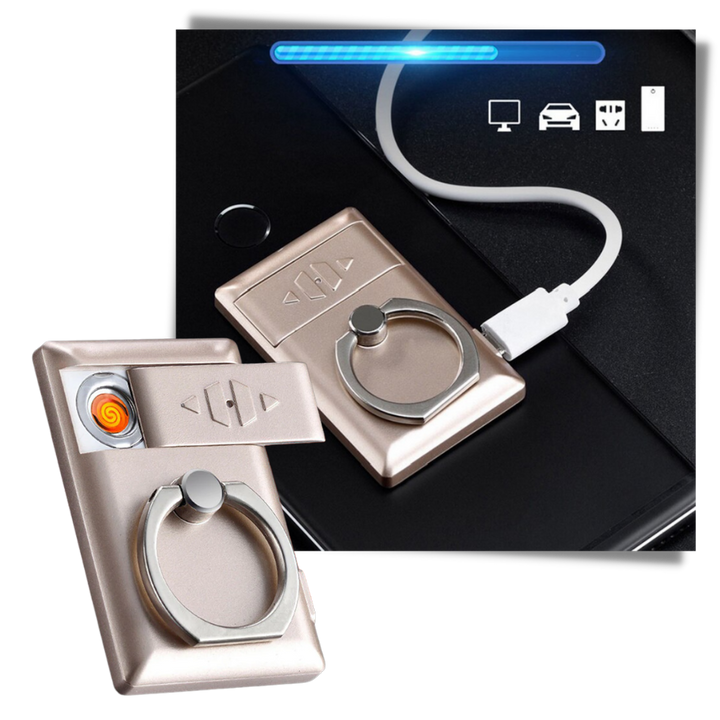 Telefonring med lighter