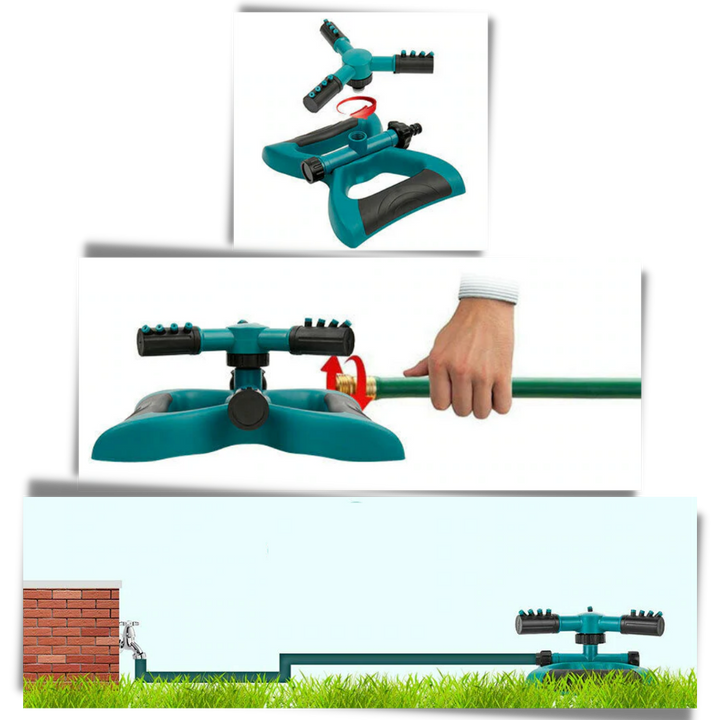 Justerbart 360° sprinklerhode
