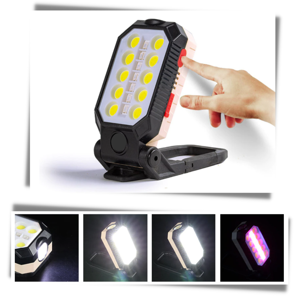 Justerbar vanntett LED-lommelykt