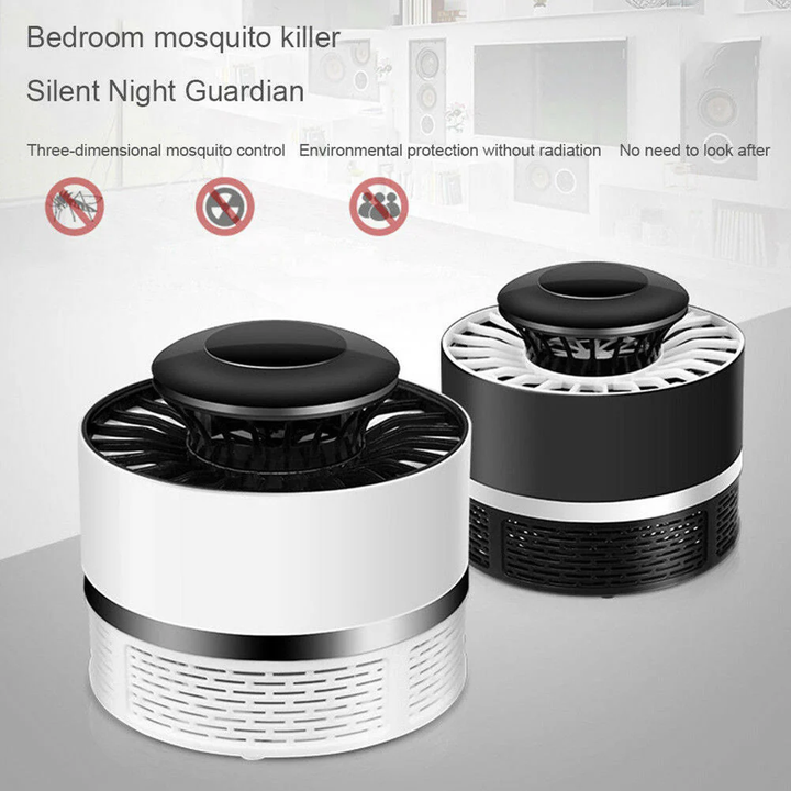 StilVang LED Myggfelle – Hviskende Insektsfanger med UV-lys for innendørs bruk | Skanto