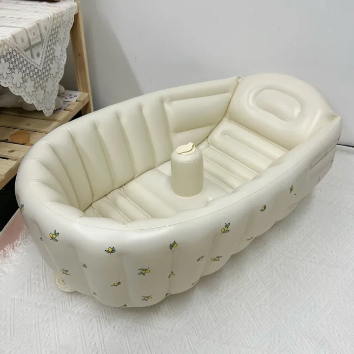 Skanto | Oppblåsbar babybadekar for reise – BubbleNest