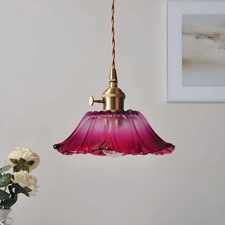 Blomsterpendellampe – Varmt lys og stilig design | For hjemmet ditt