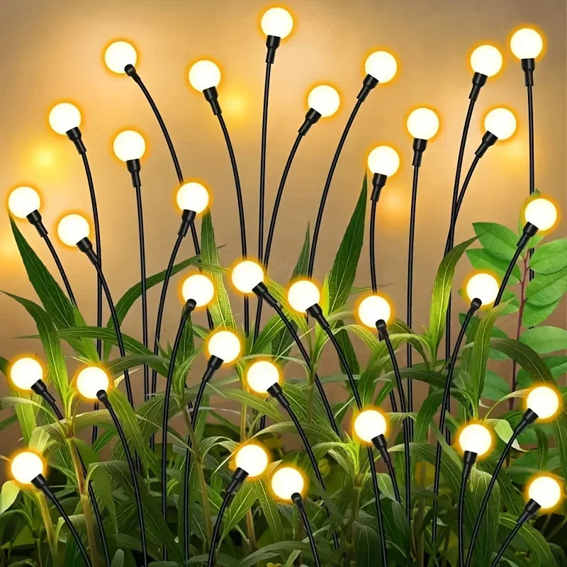 Skanto | LED Sollys for Hage med Fleksible Lyskuler – Vanntett Dekorativt Lys for Bed og Stier