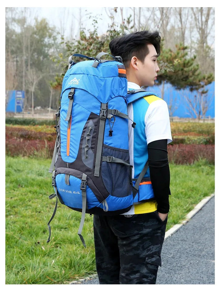 TrailBlazer Ryggsekk – Robust 65L Vanntett Ryggsekk Skanto