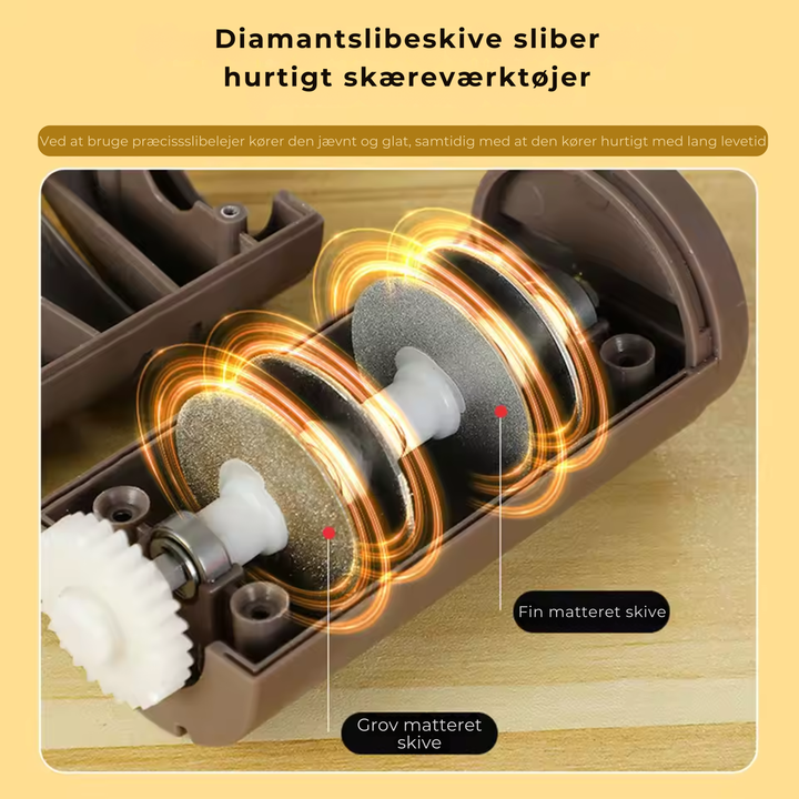 Elektrisk knivsliper med batteri 1200mAh | Skanto
