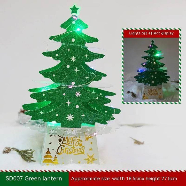 Skanto | Juledekorasjoner Mini Desktop Julehilsen Kort Ornamenter