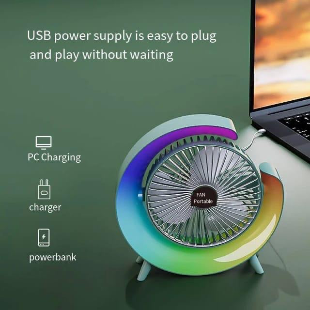 Fan Desktop Rechargeable 2:1 | Skanto