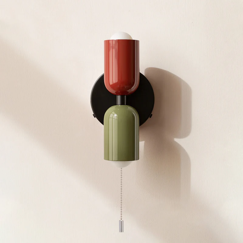 Skanto | Vegglampe Moderne Dobbel Glass Vegglampe