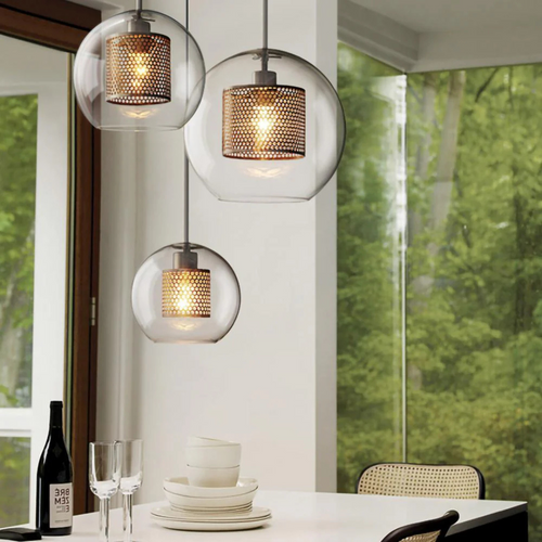 Skanto | Design Pendellampe Spisebord Laget av Glass