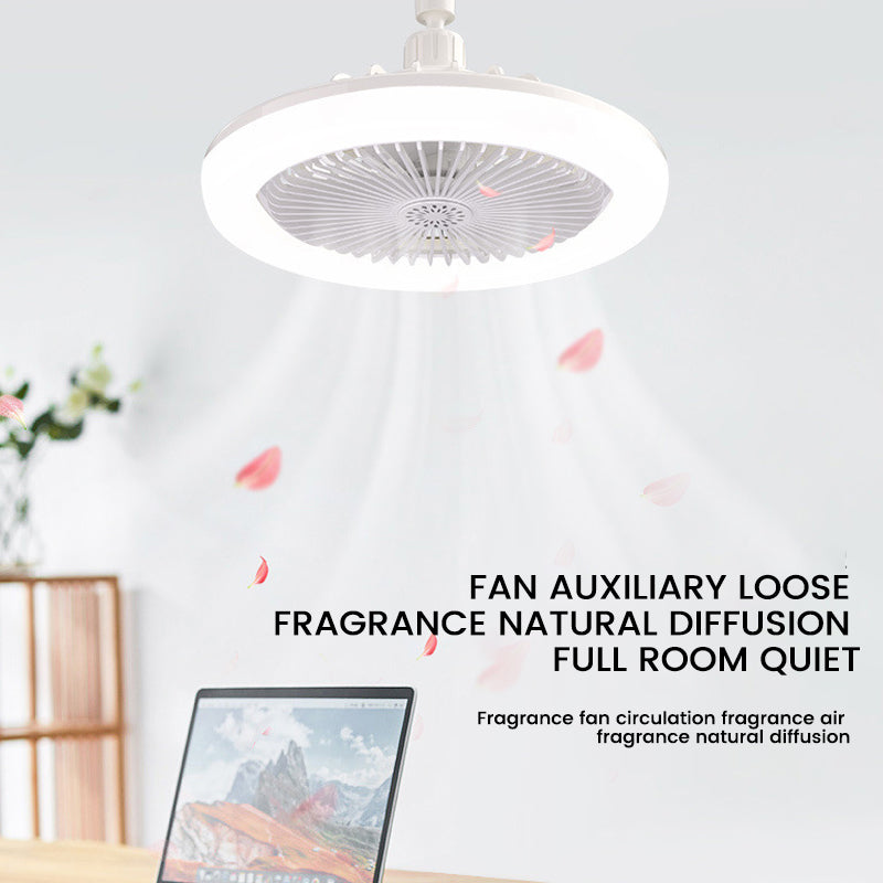 2-i-1 Aromaterapi LED Vifte Lampe | Skanto