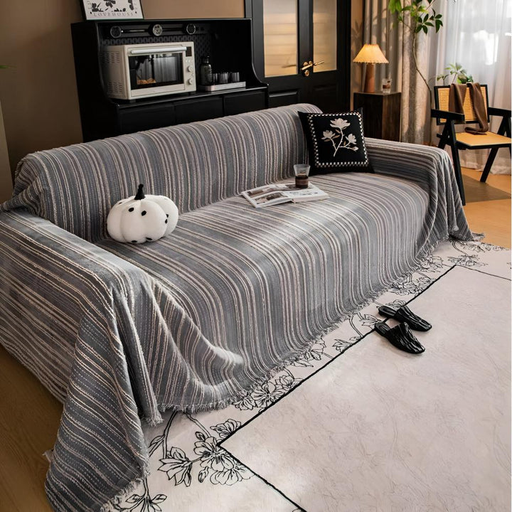 Skanto | Regal Stripes Chenille Sofa Cover