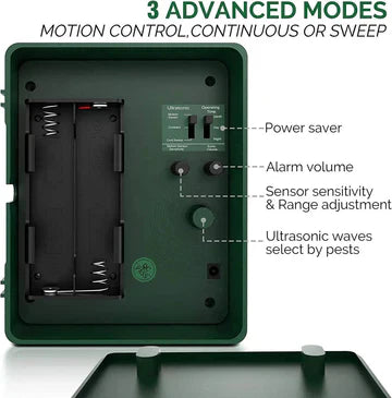 Skanto | Woodpecker Ultrasonic Repeller for Effective Bird Control - Bli kvitt hakkespetter