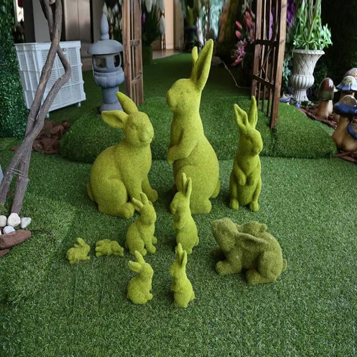 Skanto | Simulert Flocking Kanin Ornament
