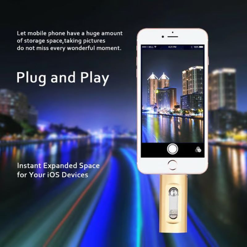 Skanto | 3 i 1 stor kapasitet USB-flash-stasjon for mobiltelefon og datamaskin