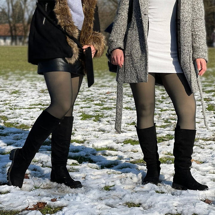 Skanto | Perfekte Ben Fake Gjennomsiktige Varme Strømpebukser