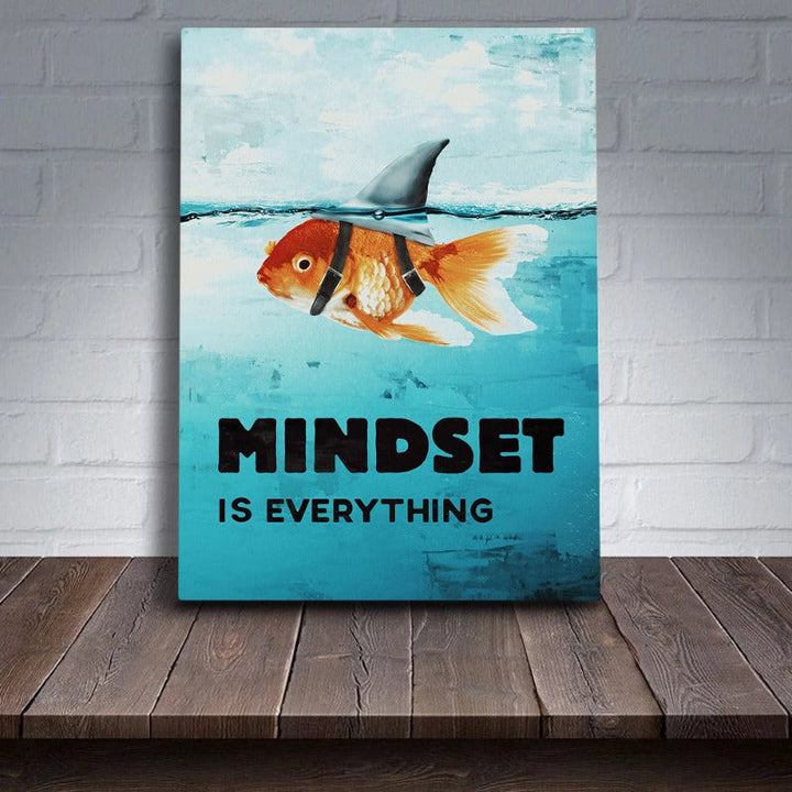 Mindset er alt - Lerret Veggkunst Maleri