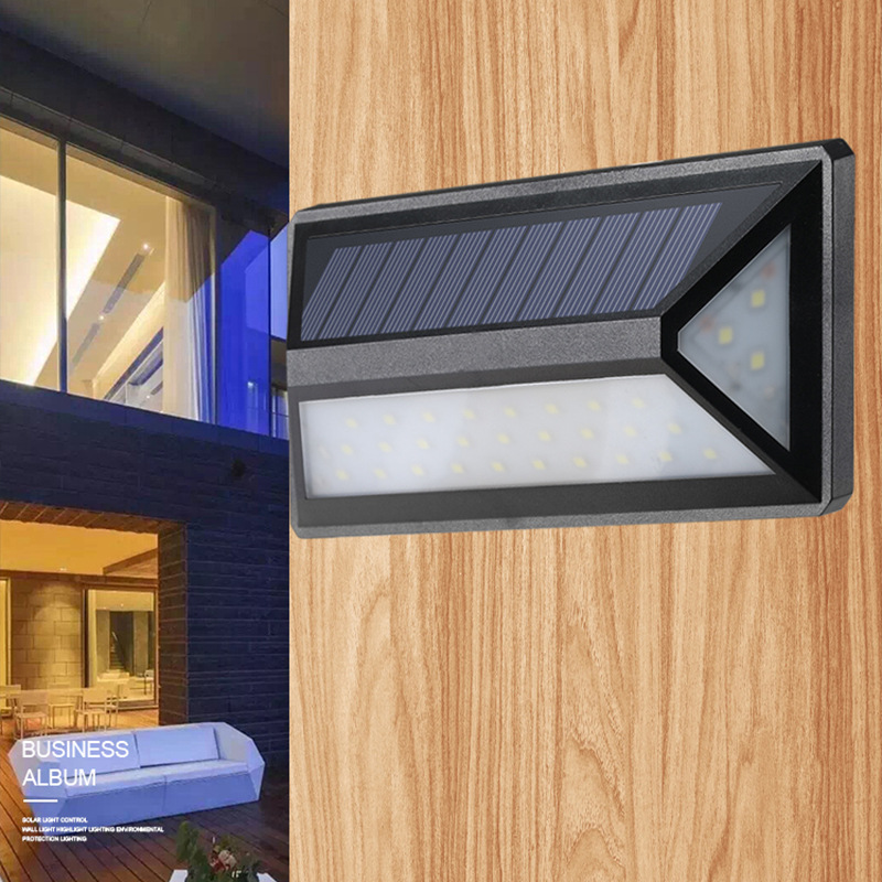 Skanto | Moderne solenergi LED vegglampe for utendørsbruk – Vanntett fasadebelysning med bevegelsessensor