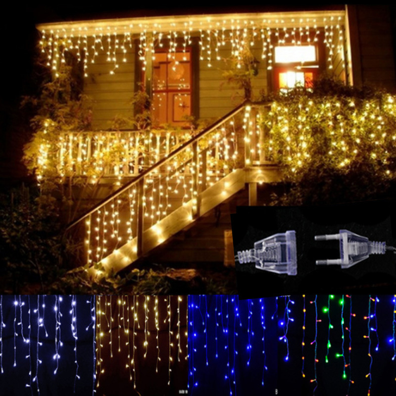 Skanto | LED Istapp Lysgardin – Stjernehimmel Lyslenke for Utendørs & Vindu
