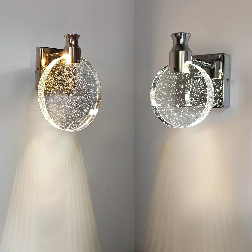 LumièreCéleste – Elegant Gullvegglampe for Atmosfæriske Interiører Skanto
