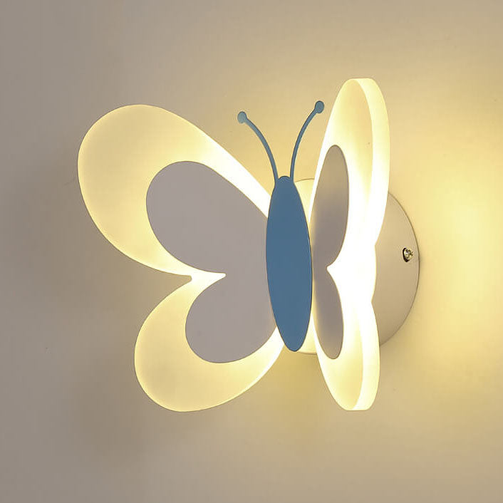 Skanto | LuminoArt – Vegglampe LED kreativ formet som en sommerfugl med 1 lys i akryl