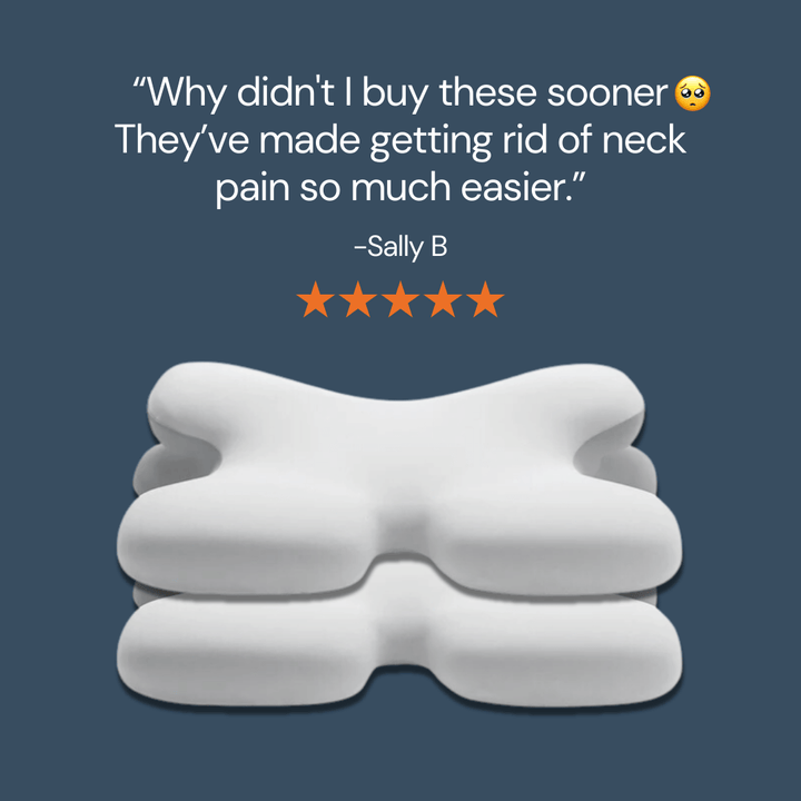 Skanto | Ergonomisk Cervical Pillow | Memory Foam, Nakkestøtte & Ideell for Rolig Søvn