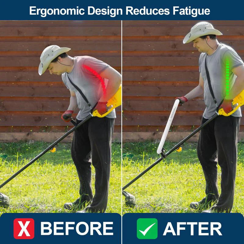 Skanto | Ergonomisk Ugressdreper Håndtak Forlengelse Kantskjærer Trimmer Håndtak