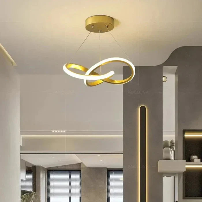 Moderne LED Taklampe - WaveGlow | Skanto