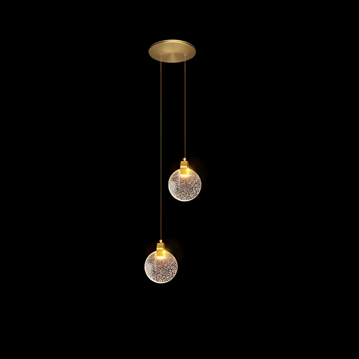 RayonsD’Or – Glass Ceiling Lamp for Elegant Atmosphere Skanto