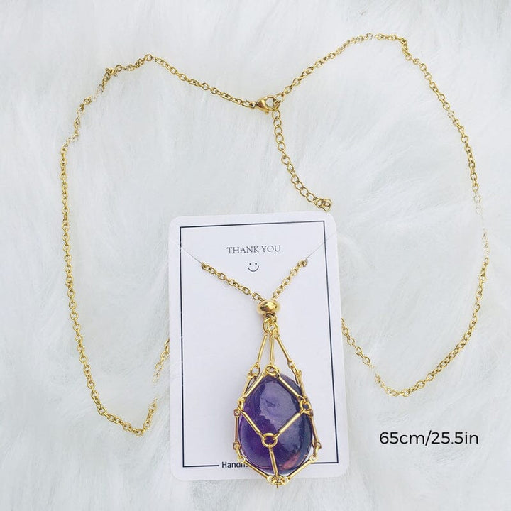 Skanto | Krystallstein Choker Halskjede