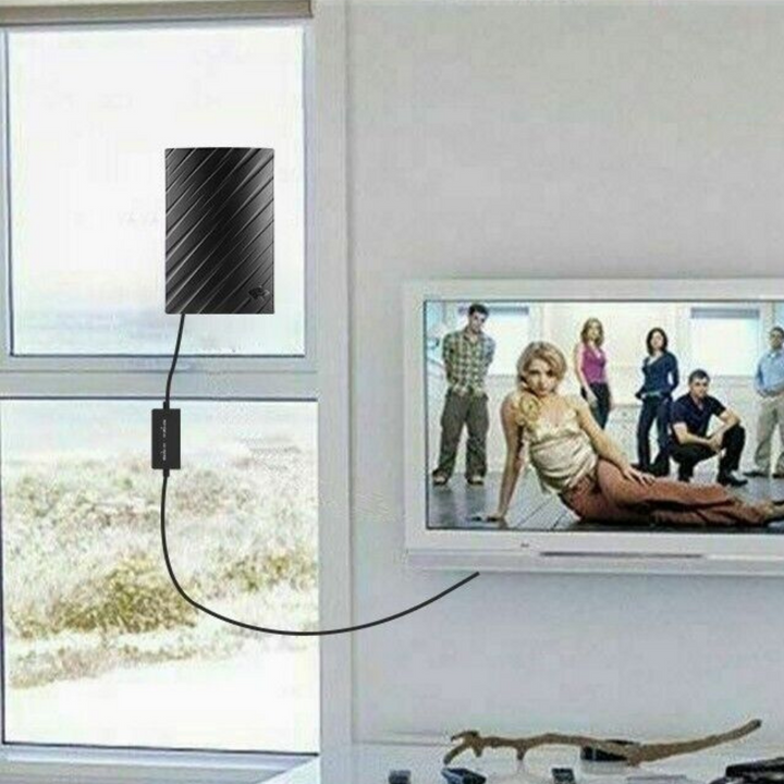 Skanto | HDTV 4K Digitalantenne for innendørs bruk | Stort rekkevidde 600 miles