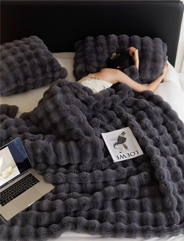 Skanto | CORA - Ultra-mykt fleece-teppe
