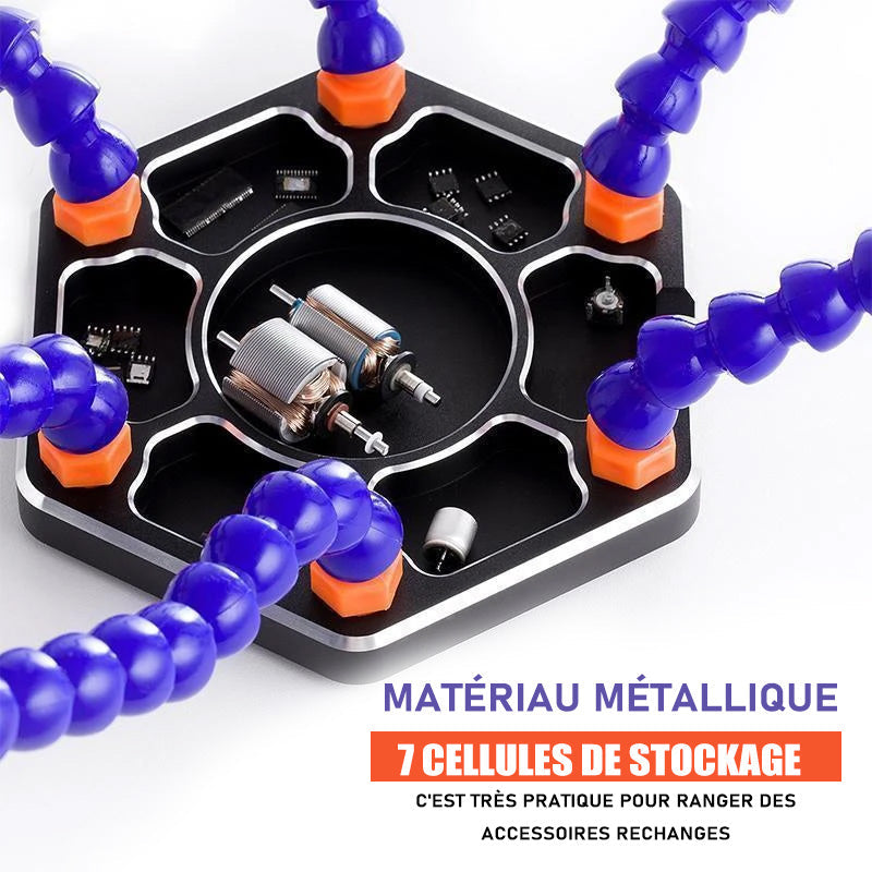 Aluminiumlegering svettebase med fleksible armer | Skanto