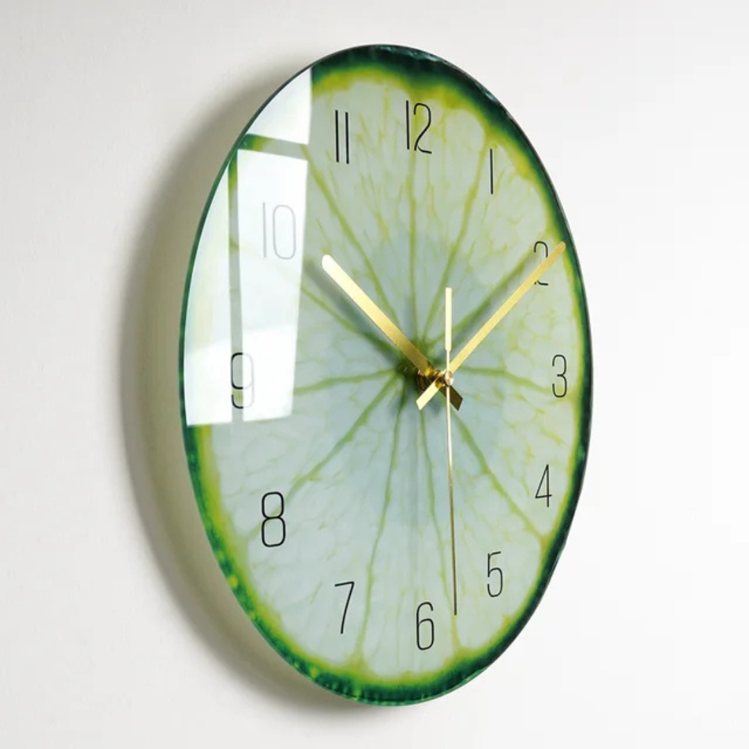Skanto | Stor Glassveggklokke med Elegant Design Luxorix